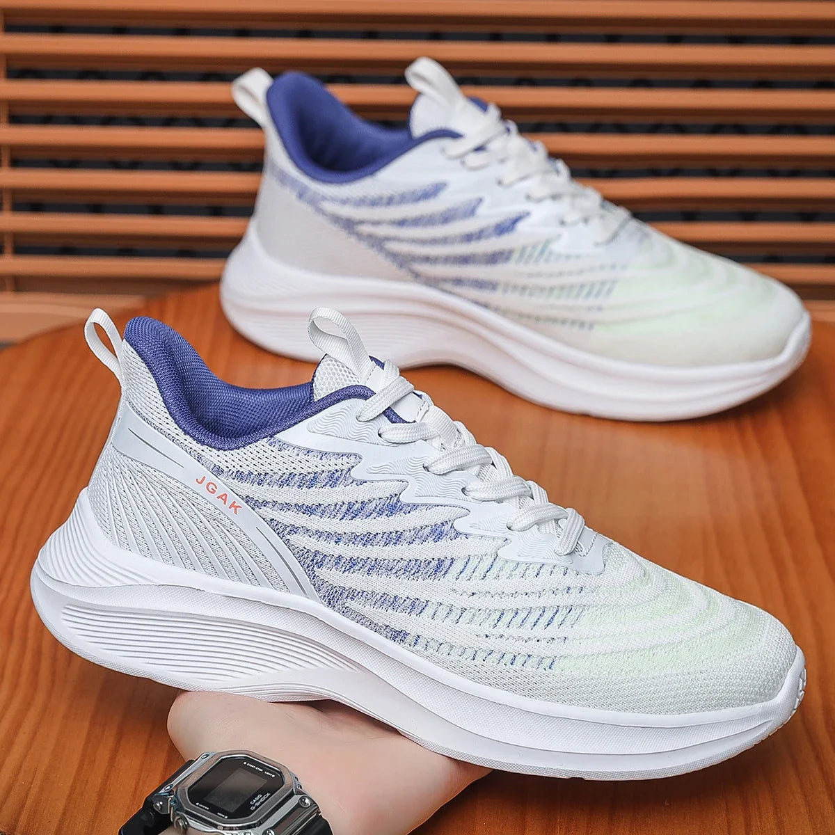 plus48 49 50 Sneakers Man Mesn Lightweight Summer Comfortable Casual Flat Walking Shoes New Brethabl Outdoor Jogging Gym Sports Good Vibrations