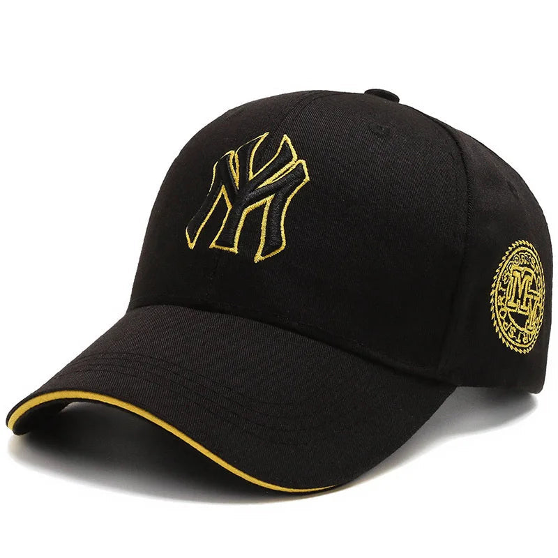 Hat Men's Casual Korean Version Outdoor Versatile Sunscreen Embroidery Letter Cap Couple Baseball Cap Women's Fashion Sunshade Good Vibrations