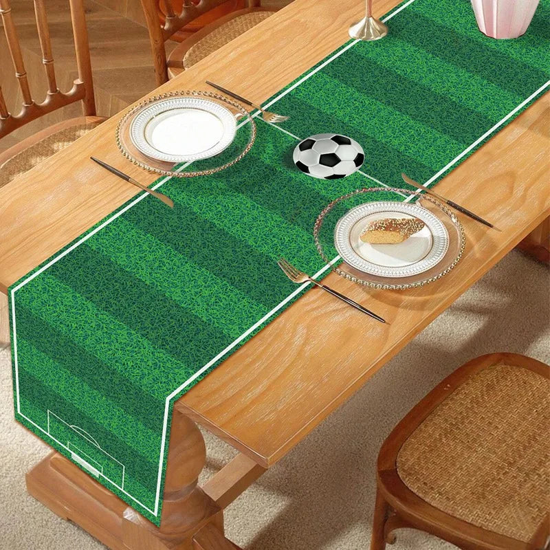 Football Party Disposable Tableware Boys Kids 1st Birthday Party Decorations Sports Soccer Theme Birthday Party Supplies Decor Good Vibrations