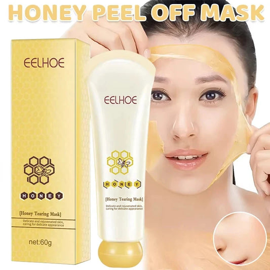 Honey Peel Off Mask Shrinks Pores Deep Clean Remove Dead Skin Blackhead Smooth Face Purifying Mask Oil Control Skin Care Good Vibrations