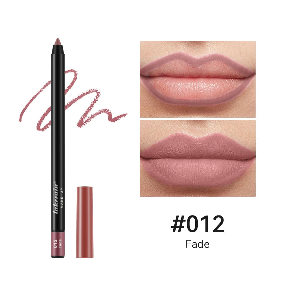 Lip Liners Pencil Eyeliner Lips Original Makeup Long Lasting Lip Liner Set Lipliner Pencil Waterproof Cosmetics Brown Lipstick Good Vibrations