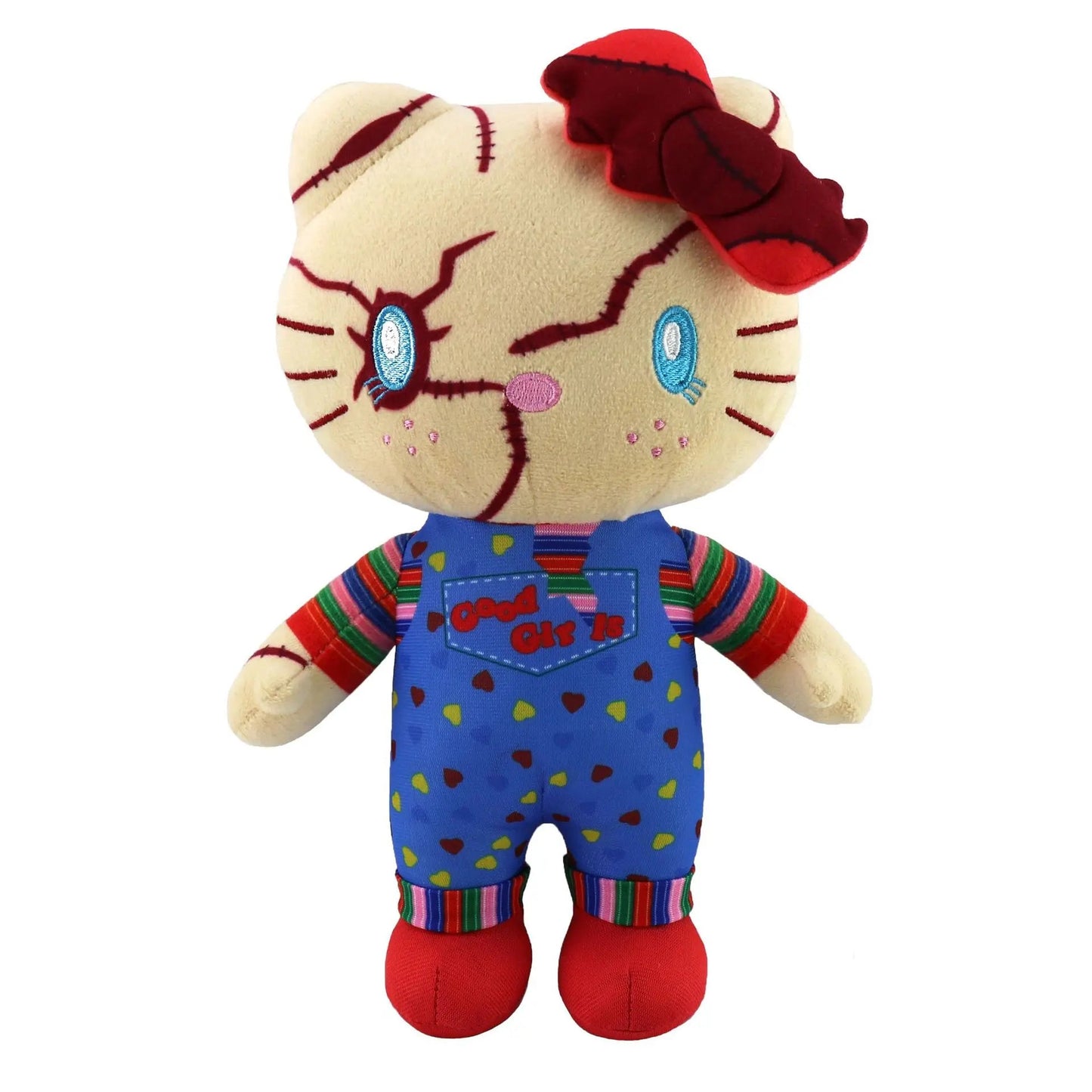 Anime Hello Kitty Plush Kawaii Action Figure Toys Chuacky Doll Cute Pendant Keys Girl Halloween Christmas Birthday Gifts Good Vibrations