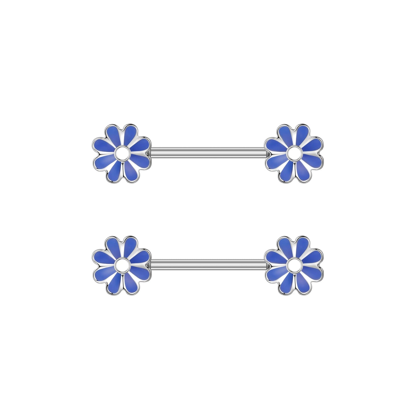 2pcs Steel Bear Dangled Zircon Nipple Piercing Sexy Breast Cover for Women Fashion Starfish Heart Shield Bar Barbell Nipple Ring Good Vibrations Adult Super Store