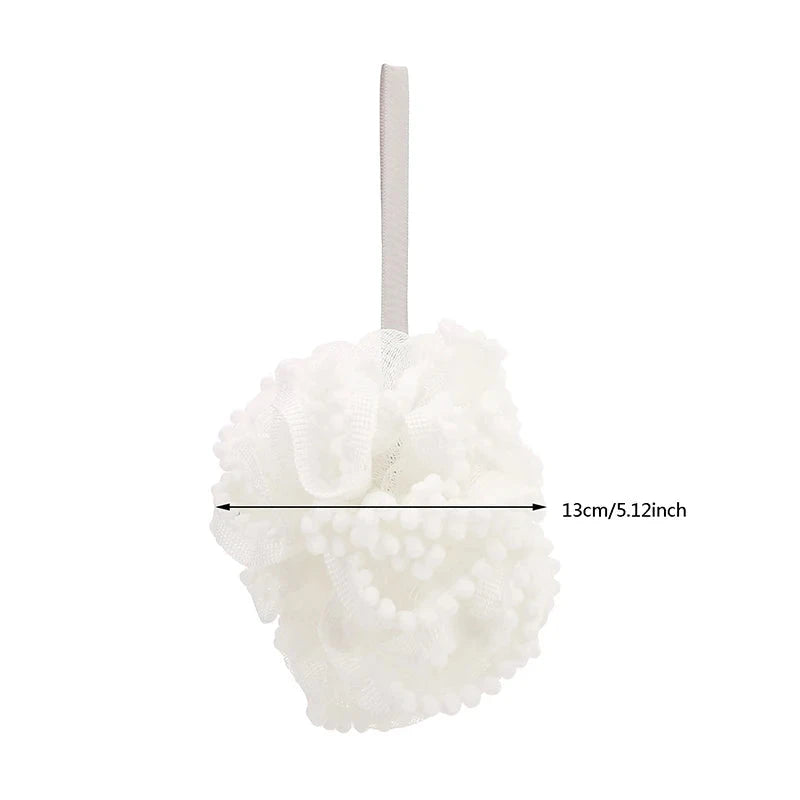 Bathing Flower Foaming Sponge Bubble Wisp for Body Soft Shower Flower Mesh Ball Skin Cleaner Cleaning Tools Bathroom Accessories Good Vibrations