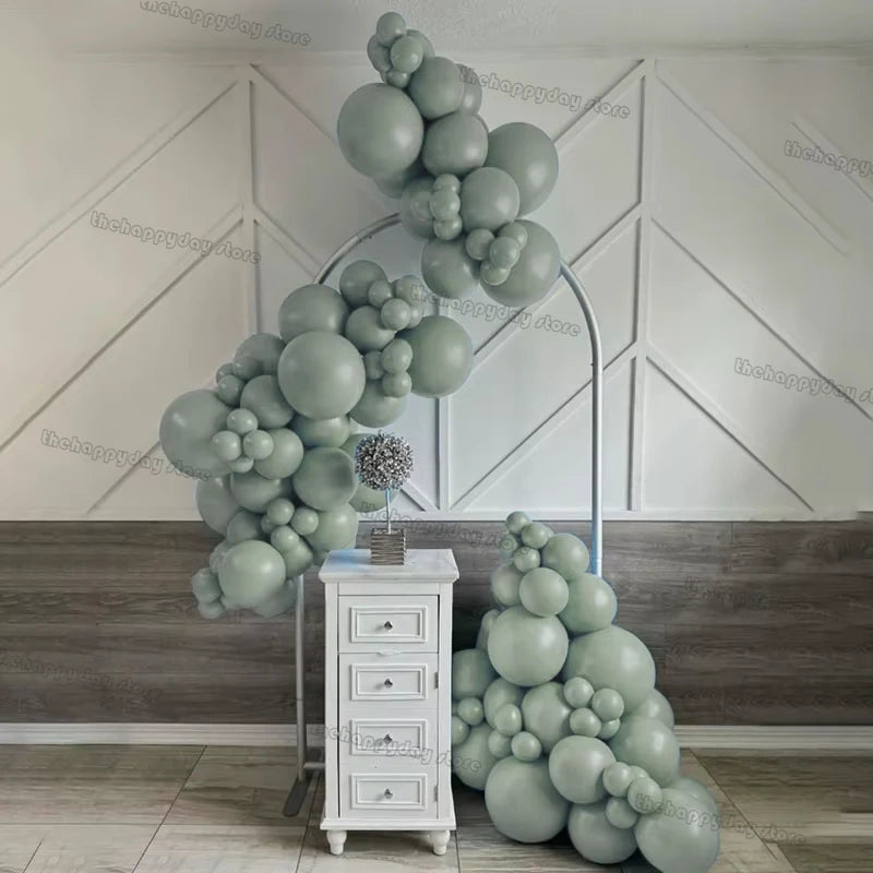 5-18in Boho Birthday Balloons Twilight Pink Blue White Sand Balloons for Wedding Birthday Baby Shower Graduation Party Decor Good Vibrations