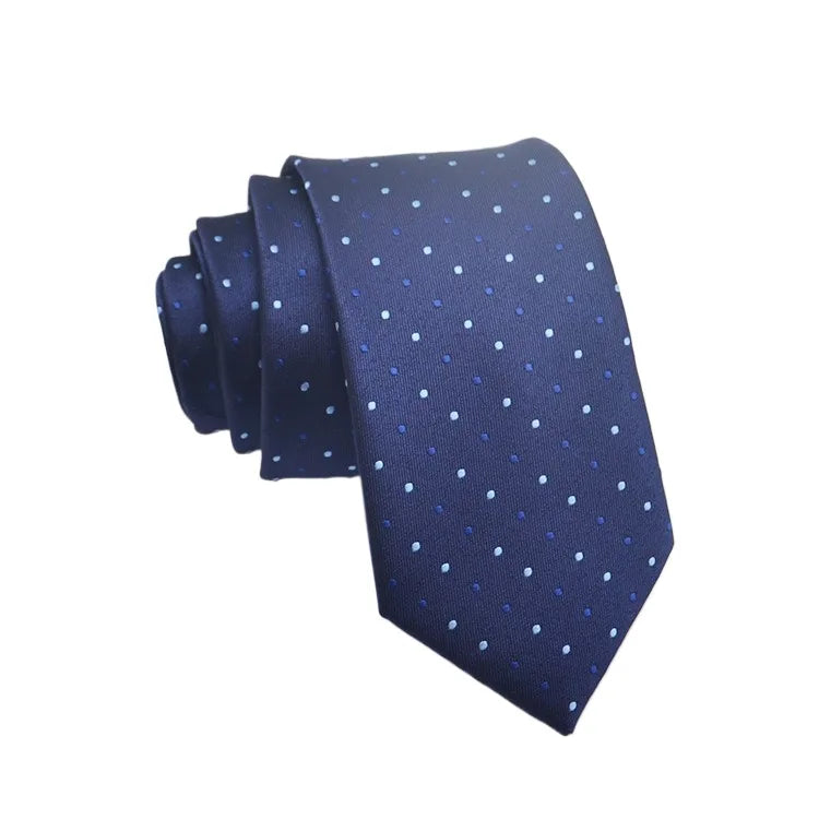 35 Styles Men's Silk Ties Jacquard Dot Floral 8cm Necktie Accessories Daily Wear Shirt Suit Cravat Wedding Party Gifts Neck Tie Good Vibrations