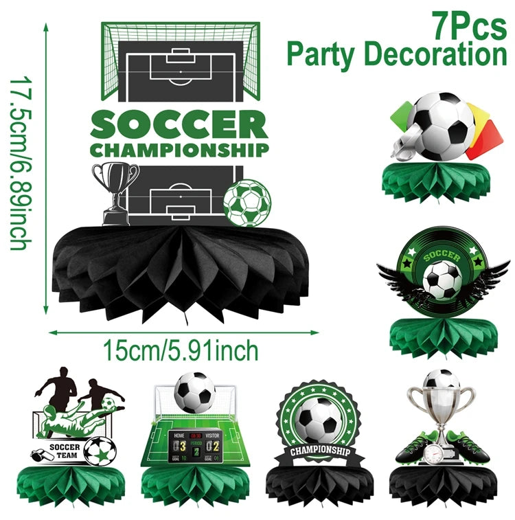 Football Party Disposable Tableware Boys Kids 1st Birthday Party Decorations Sports Soccer Theme Birthday Party Supplies Decor Good Vibrations