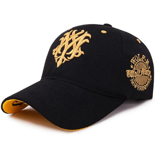 Totem Embroidered Baseball Cap Fashion Men Women Caps Spring And Summer Snapback Hip Hop Hat Adjustable Flame Sun Shading Hats Good Vibrations