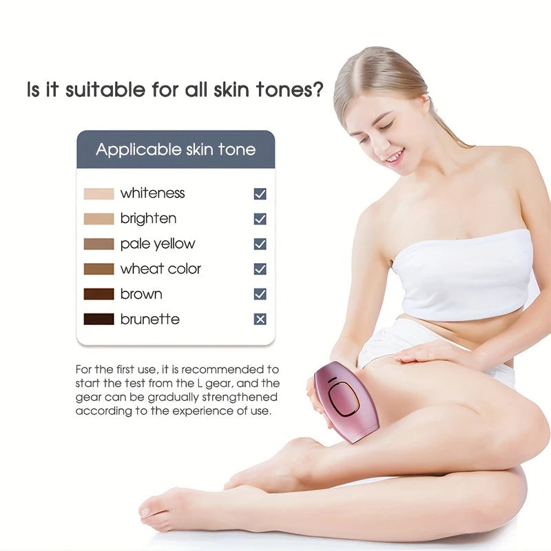 Permanently Home Use Mini Handheld 999999 Flashes IPL Laser Hair Removal Device Painless Personal Care for Men and Women 881 Good Vibrations
