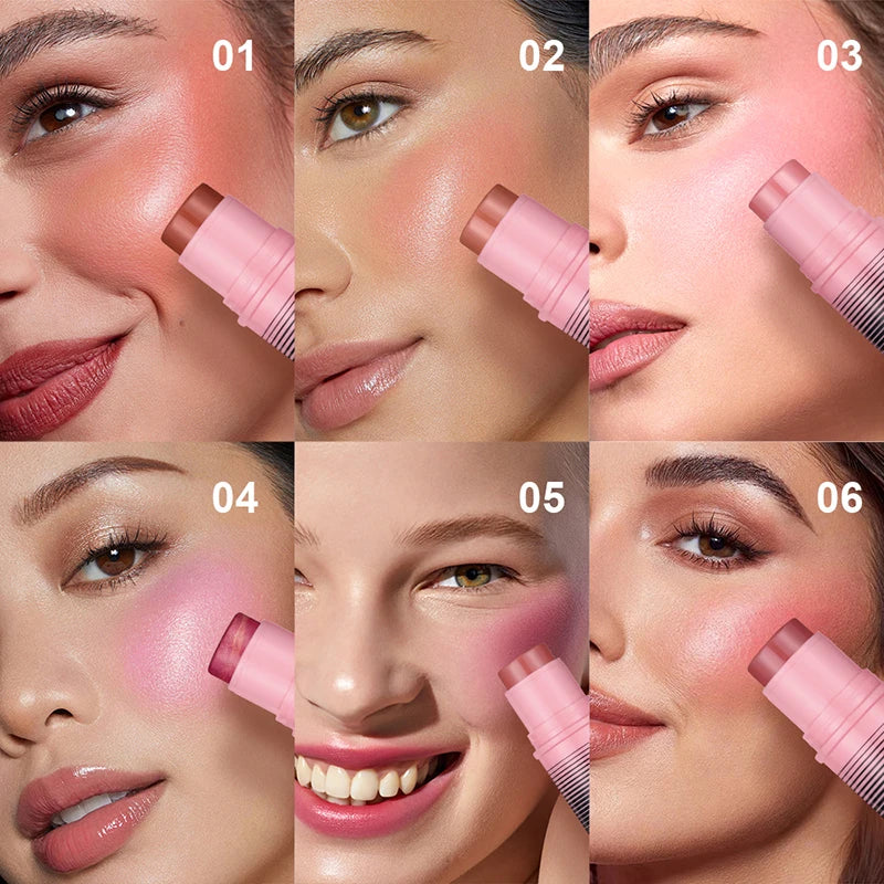 Blush and contour multi-purpose stick. Simplify your daily makeup routine. Each duo of powder blushes will enhance your look Good Vibrations