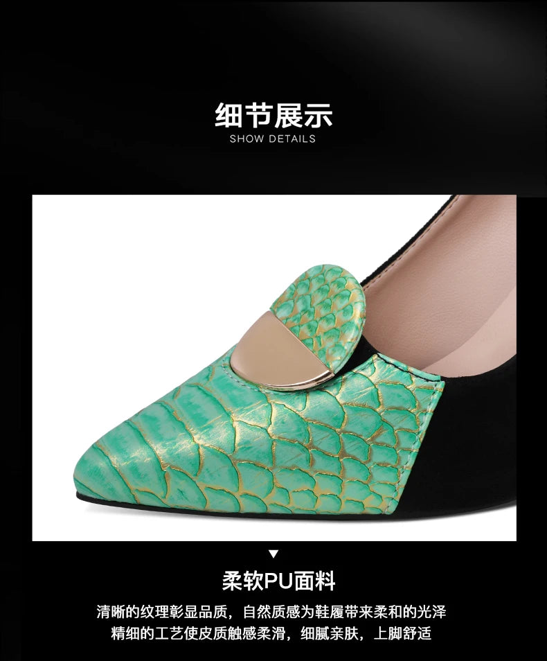 Sexy Fashion Style Women's Heeled Shoes Pointed Tip High Heels One Kick Retro Women Shoes Suede 2025 New Spring Zapatos De Mujer Good Vibrations