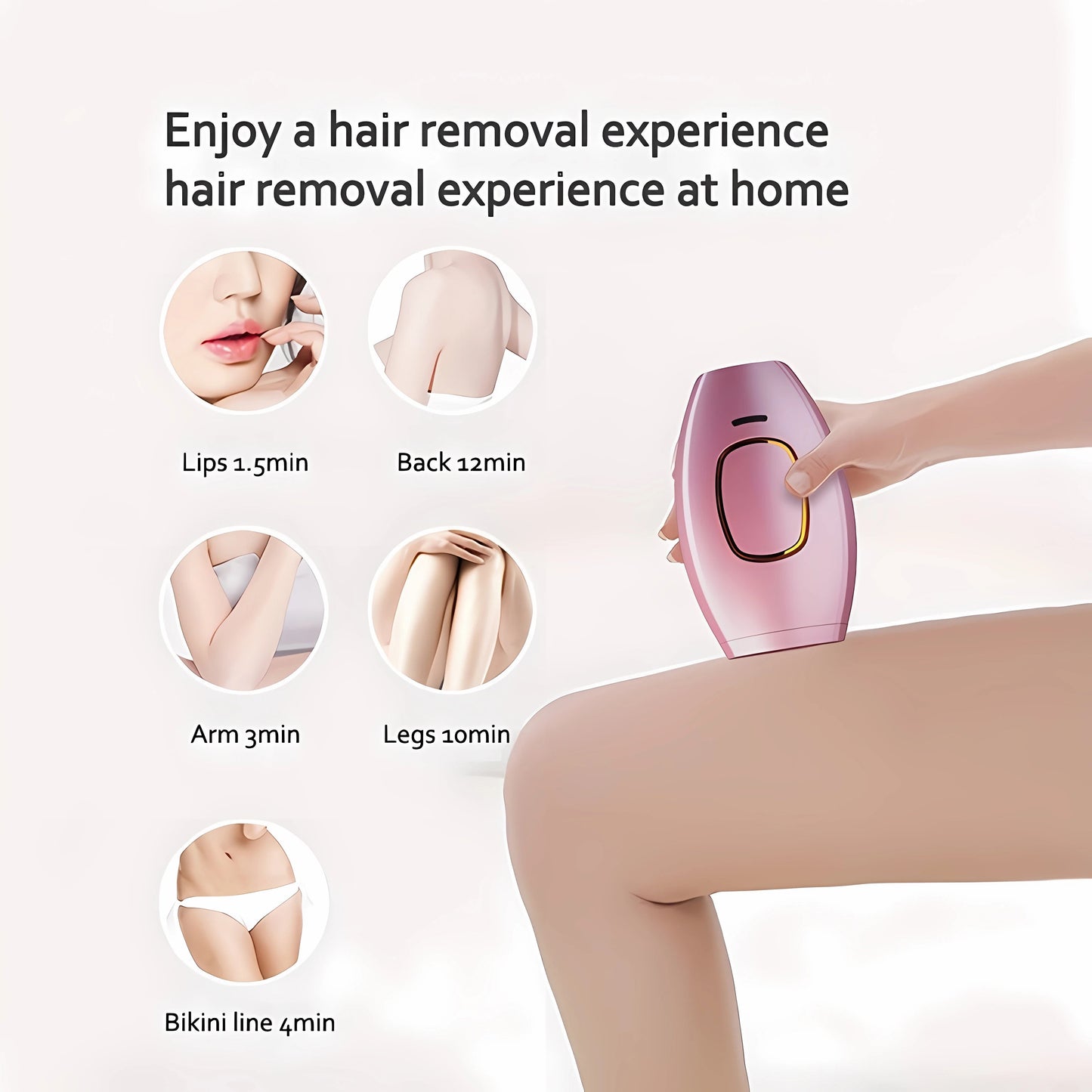 Permanently Home Use Mini Handheld 999999 Flashes IPL Laser Hair Removal Device Painless Personal Care for Men and Women 881 Good Vibrations