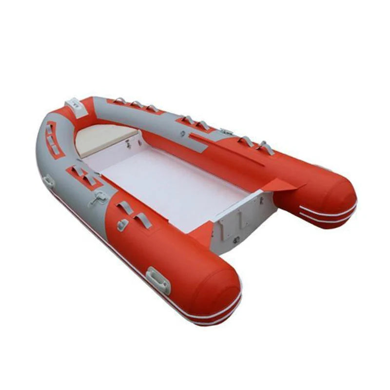 Deep V 16ft Rigid Inflatable 16ft Rib Boat 480 Fiberglass PVC Sport Style Rafting Fishing Boat Lake Outboard Motor Included Good Vibrations