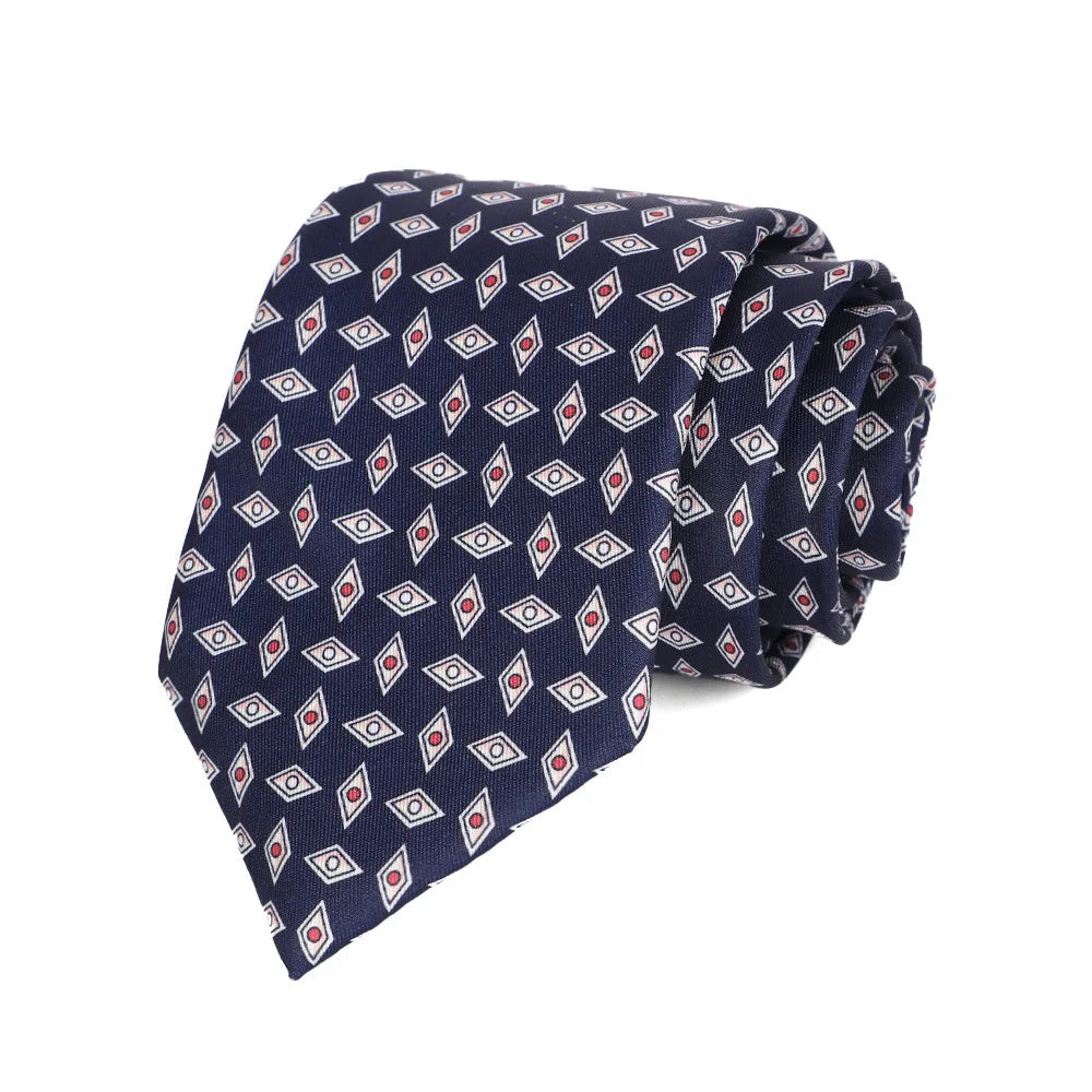 Original Ties for Men Silk Tie Luxury Tie Set Elegant Men's Neckties Wedding Boyfriend Ties for Men 9 Cm LD03 Good Vibrations