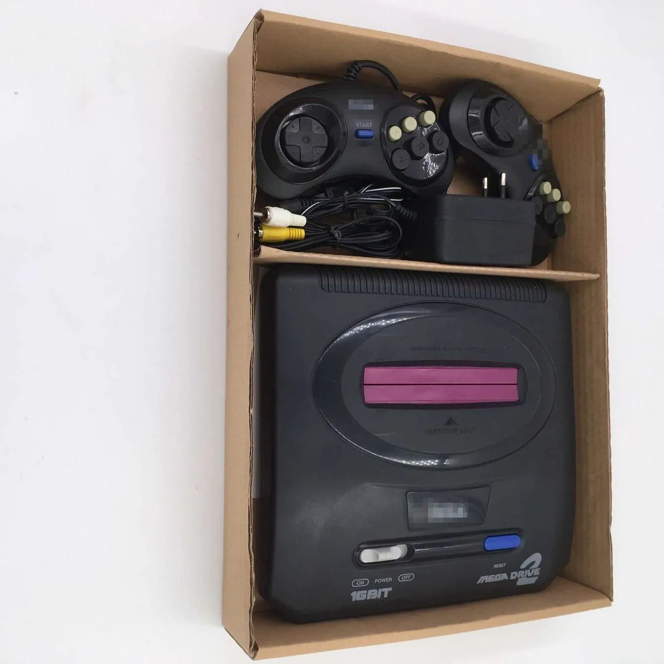 Retro 16Bit Game Console for Sega Mega Drive 2 Old Fashioned MD Game Console(Include 5 different kind of games) Good Vibrations