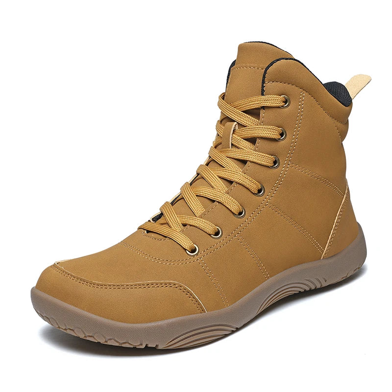 boots men outdoor walking shoes Wide-Toe-Box Barefoot Shoes for Men boots men flats Comfortable casual shoes men mocassin Good Vibrations