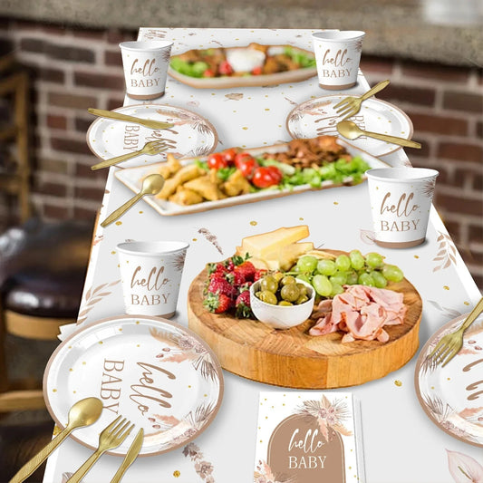 Birthday Baby Cake Topper Happy Birthday Banner Decor First Party Tablecloth Baby Shower One 1st 2nd 3rd Birthday Party Supplies Good Vibrations