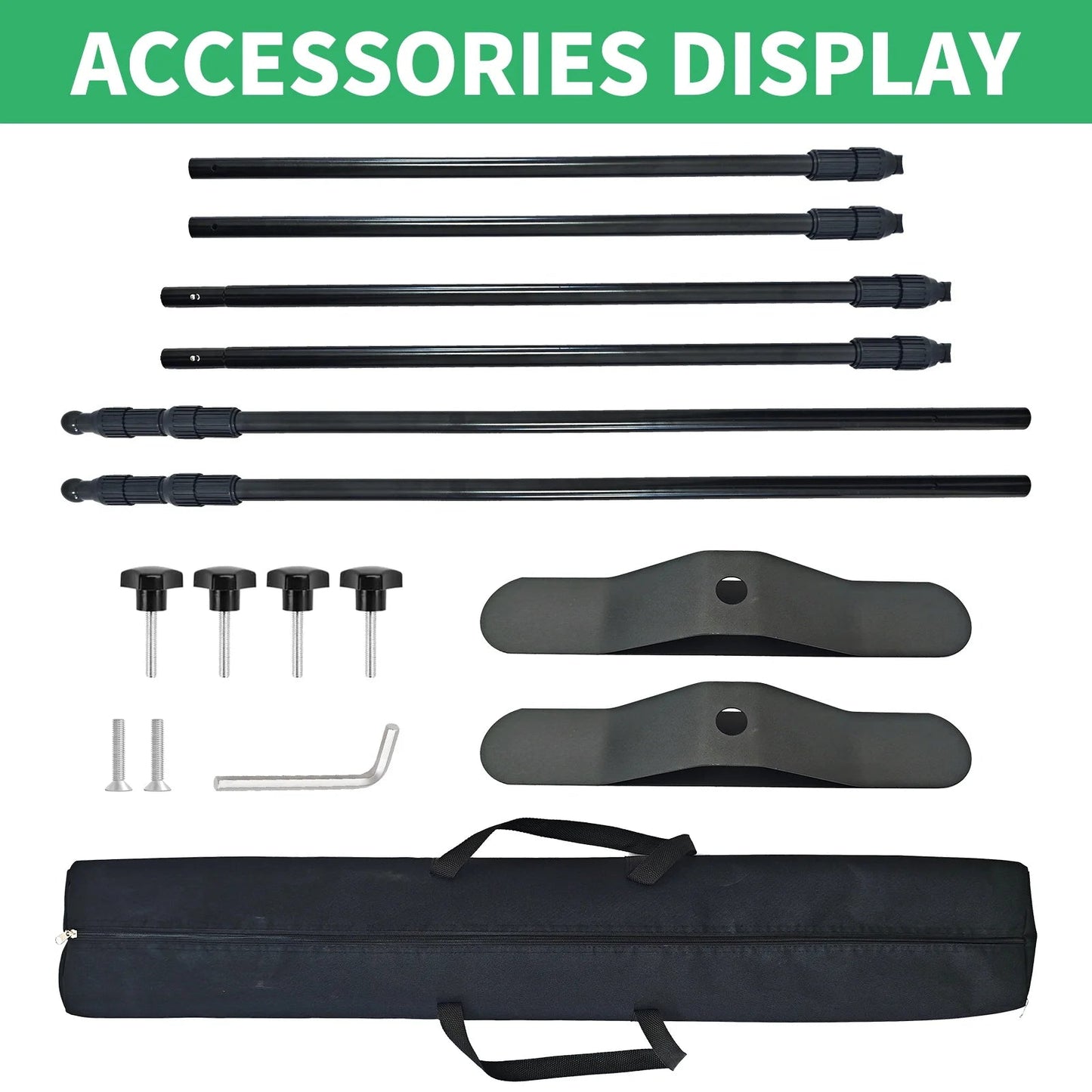 Adjustable Telescopic Backdrop Photography Background Stand Parties and Sessions Heavy Duty Stand Photoshoot Backdrop with Bag Good Vibrations