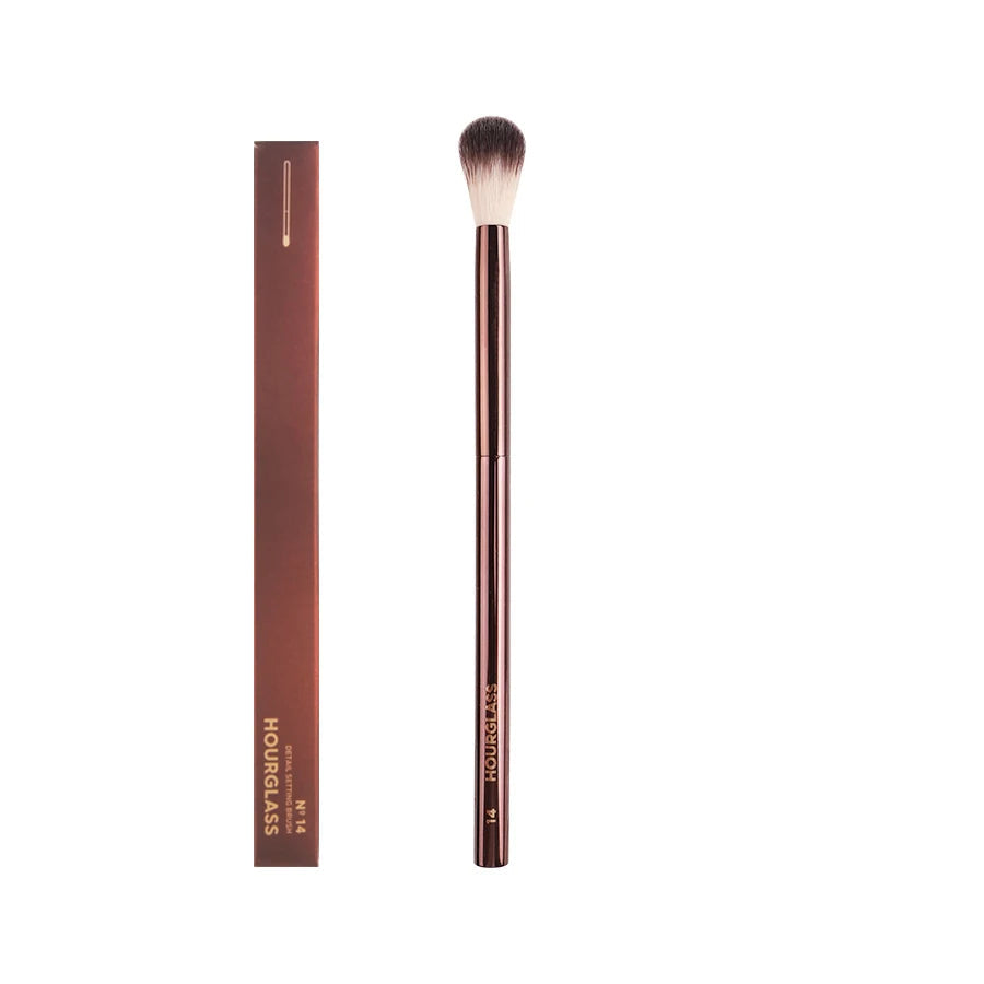 1 pc HG Pro Makeup brushes Powder contour Blusher Make up brush Highlight Bronzer exquisite Professional metal handle with box Good Vibrations