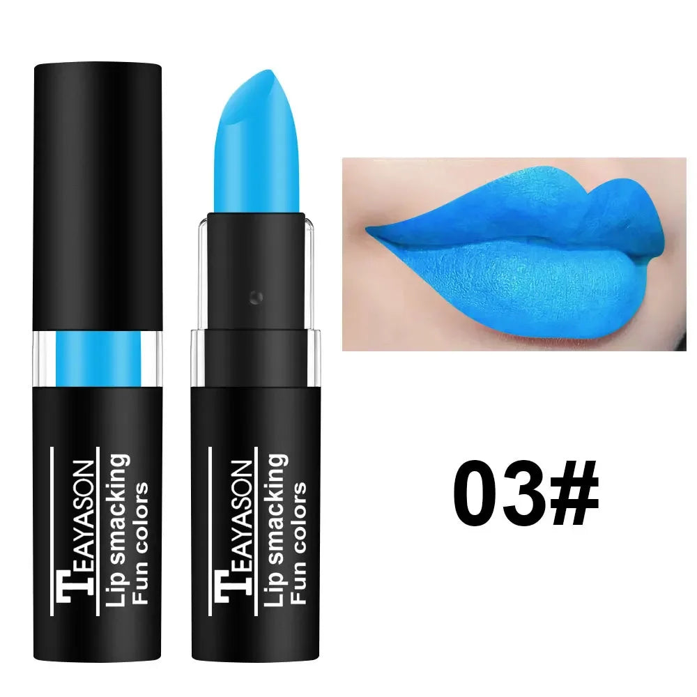 Matte Lipstick Long Lasting Waterproof Black White Lip Gloss Velvet Lip Tint Christmas Halloween Make Up Wholesale Good Vibrations