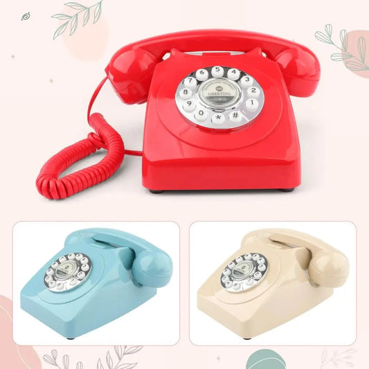 Audio Guestbook Phone Wholesale Wedding Party Gathering Guestbook Antique Telephones with Recording Function Retro Phone Good Vibrations