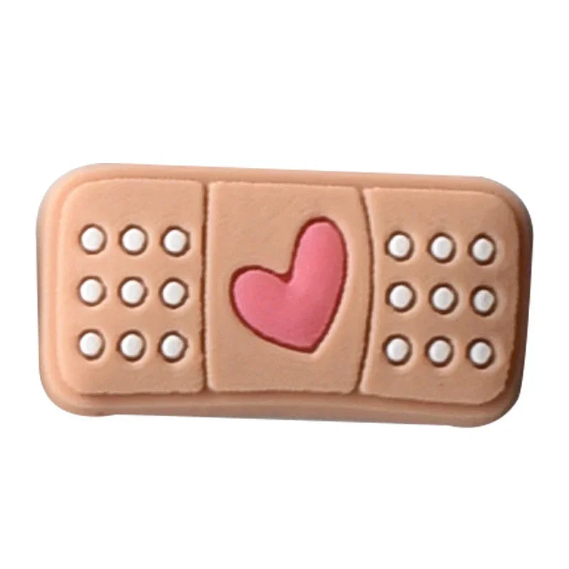 Shoe Charms for Crocs Accessories Organ Medical Care Shoes Charm for Croc Decorations Pins Men Accessory Jeans Woman Clogs Clips Good Vibrations