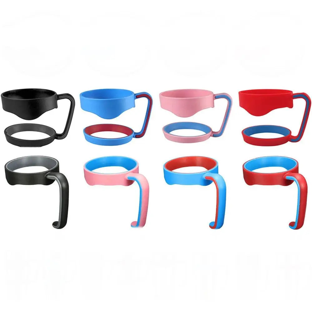 Water Bottle Tumbler Cup Handle for Yetti Rambller 20oz/30Oz Travel Mug Holder Car Vehicle Cup Drink Holder Rack Bottle Holder Good Vibrations Adult Super Store