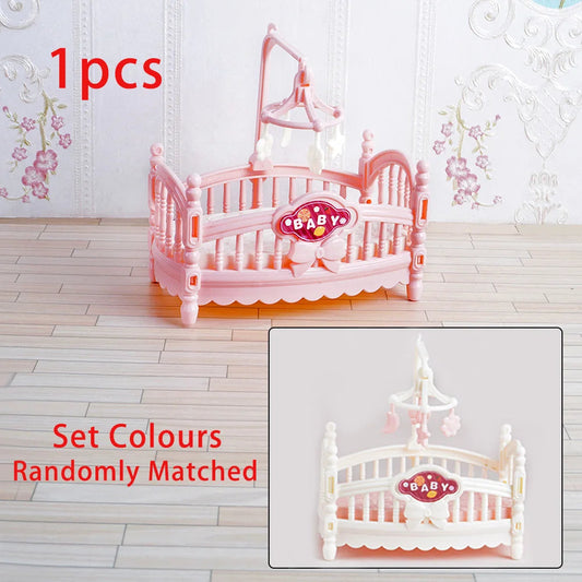 1:12 Dollhouse Ice Cream Truck Baby Bed Simulation Miniature Scene Display Dessert Car Bunk Bed Bathroom Kitchen Toy For Girl Good Vibrations