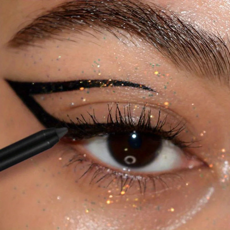 Black Brown Waterproof Eyeliner Pencil Long Lasting Easy To Wear Eye Liner Gel Matte Quick Drying Eyeliner Pen Makeup Cosmetic Good Vibrations