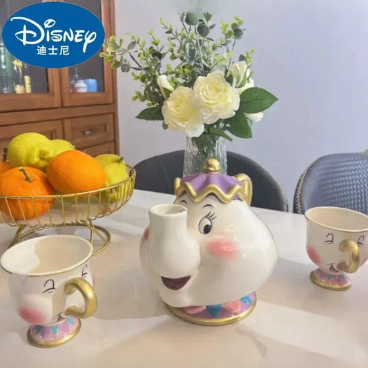 Disney Teapot Cute Cartoon Beauty And The Beast Coffee Pots Mug Mrs Potts Chip Cup Tea Cup Pots One Tea Sets Droshipping Good Vibrations Adult Super Store