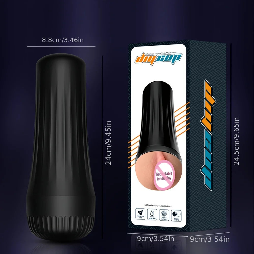 Male Masturbator Cup Adult Erotic Toys Realistic Rubber Vagina Penetration Soft Pocket Pussy Deep Throat Sexy Toys for Man Good Vibrations Adult Super Store