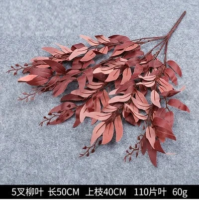 Wedding Decor Rose red wine red artificial rose flower row road guide Hydrangea flower silk flower dropshipping Good Vibrations