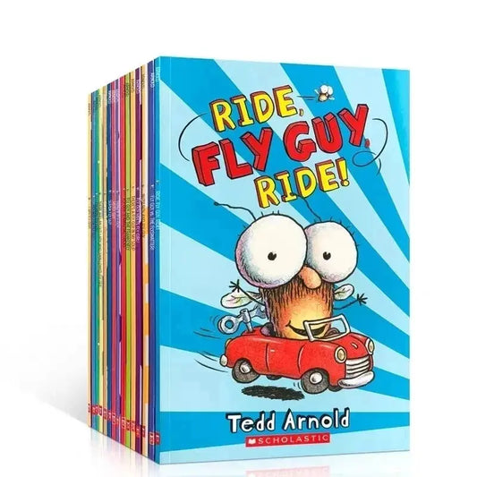 15 Books / Set English Usborne Books for Children Kids Picture Books Baby Famous Story The Fly Guy Series Fun Reading Story Book Good Vibrations