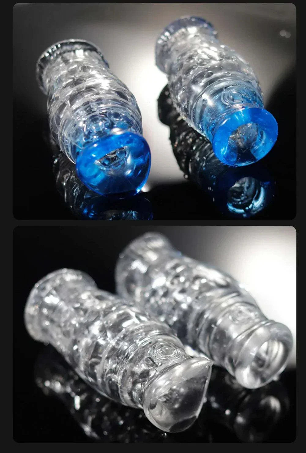 Male Masturbator Cup with Soft Silicone Transparent Design for Men