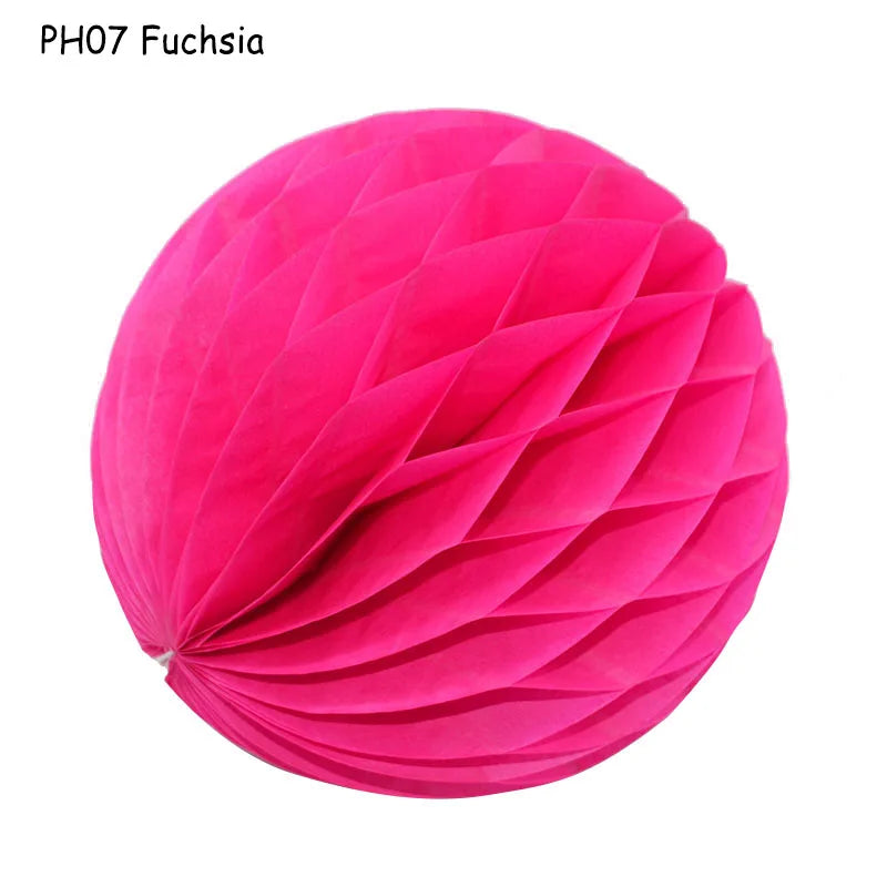 5pcs/lot 10/15cm Decorative Paper Honeycomb Ball Pastel Flower Wedding Kid Birthday Party Decoration Baby Shower Supplies8Z Good Vibrations