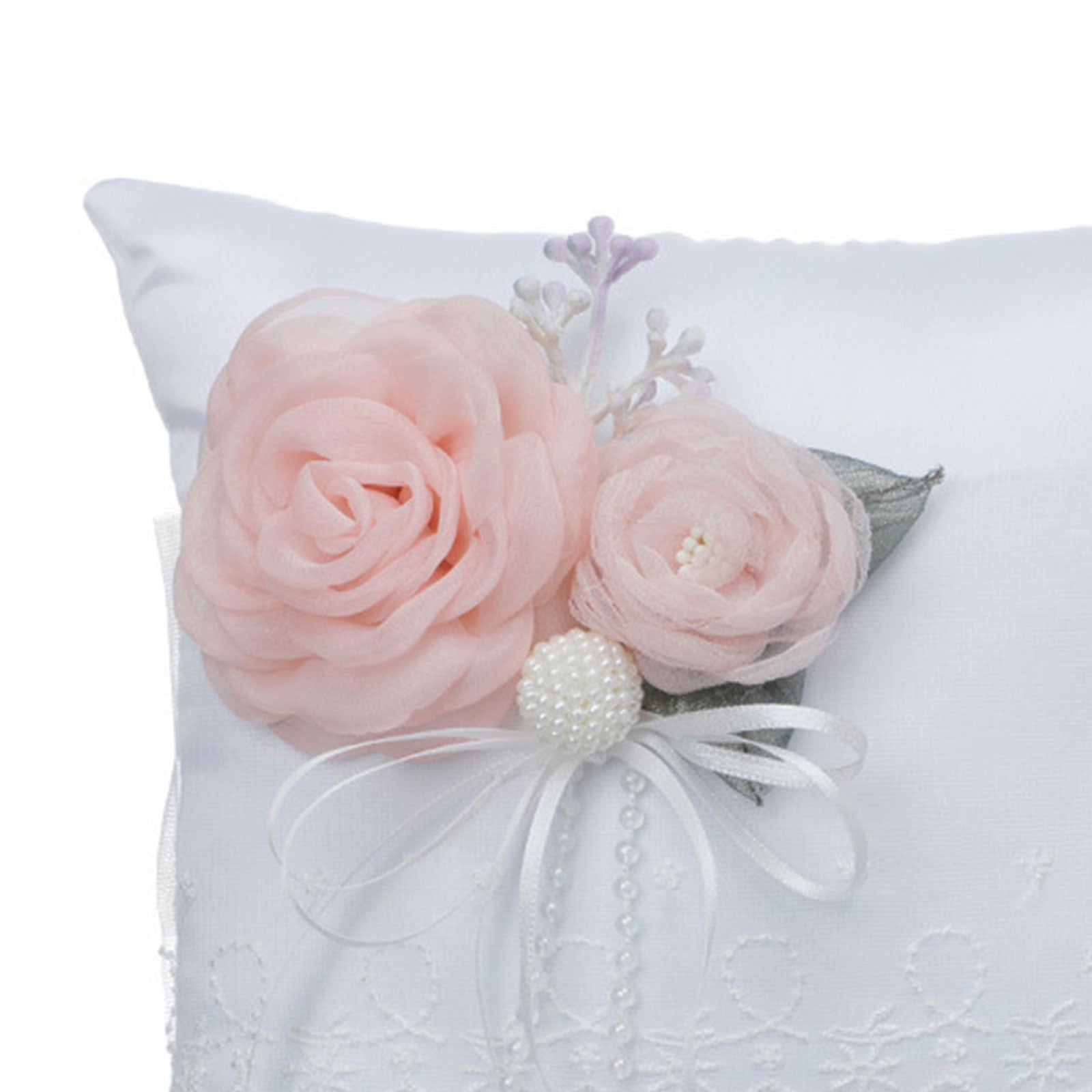 Portable Wedding Flower Basket Home Organizers Ring Pillow Flowerpot With Handle White Romantic Party Decoration Photo Prop Good Vibrations