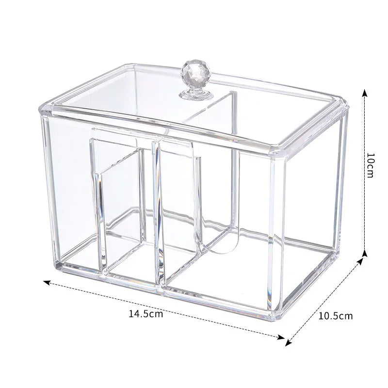Transparent lipstick Cosmetic Makeup Acrylic Makeup Brush Tool Storage Box Case Make-up Brush Holder Table Organizer Makeup Tool Good Vibrations