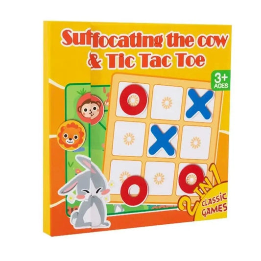 Toy Book Magnetic Chess Game Clip Design Puzzle Children's Magnetic Tic Tac Toe Interactive Multiplayer Good Vibrations