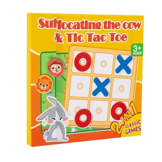 Toy Book Magnetic Chess Game Clip Design Puzzle Children's Magnetic Tic Tac Toe Interactive Multiplayer Good Vibrations