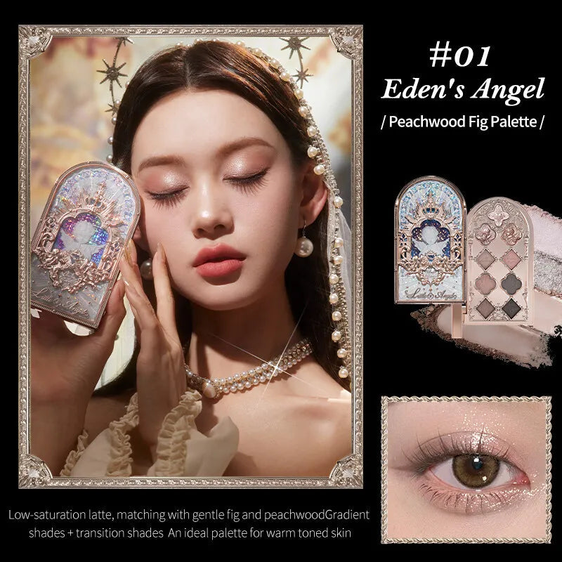 Moonlight Mermaid Gemstone Eyeshadow Palette Highly Pigmented Matte Shimmer Swan Ballet Eye shadow Collection Good Vibrations