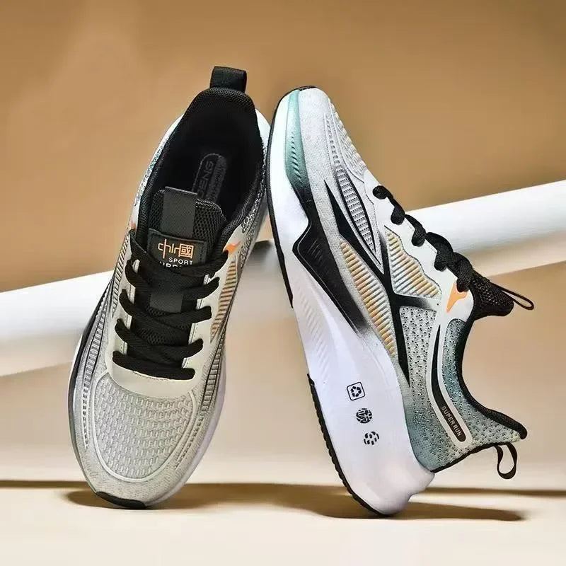 Running & Walking Men's Shoes - Lace-up, Lightweight, Comfortable & Breathable Tennis Sneakers Good Vibrations