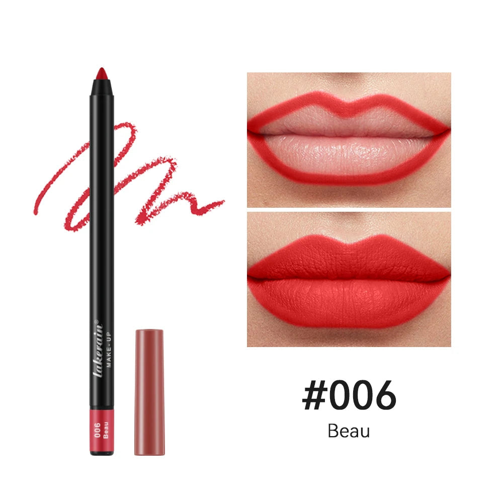 Lip Liners Pencil Eyeliner Lips Original Makeup Long Lasting Lip Liner Set Lipliner Pencil Waterproof Cosmetics Brown Lipstick Good Vibrations