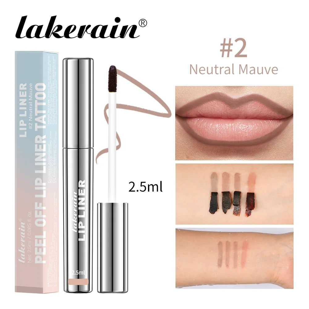 4PCS Highly Pigmented Lip Liner Tattoo Matte Peel Off Enhance Lips Lip Liner Lasting Lip Stain Waterproof Transfer-proof Lipstic Good Vibrations