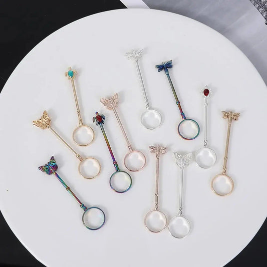 1Pcs Cigarette Hand Holder Smoking Accessories Finger Ring For Women Men Adjustable Slim Cigarettes Clip Smoking Holder Cuprum Good Vibrations Adult Super Store