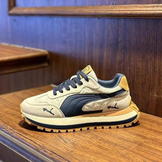 Casual Shoes Men's Sports Shoes Summer Casual Thick Soled Men's Shoes Soft and Comfortable Non-slip Outdoor Fashion Board Shoes Good Vibrations