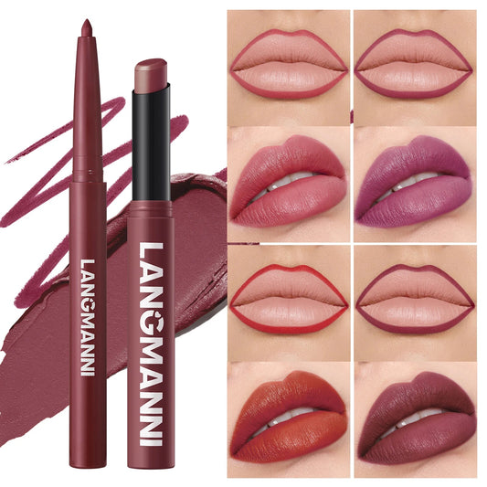 Integrated waterproof lipliner+lipstick lipstick lipstick set,no smudge,no fade,no cup,durable,easy to create a perfect makeup! Good Vibrations