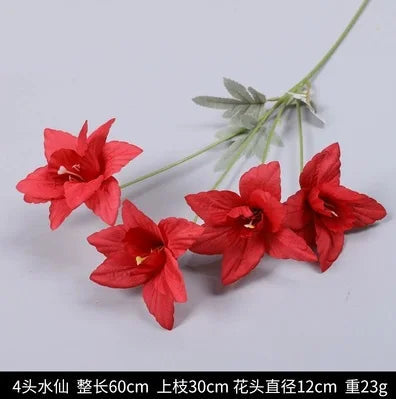 Wedding Decor Rose red wine red artificial rose flower row road guide Hydrangea flower silk flower dropshipping Good Vibrations