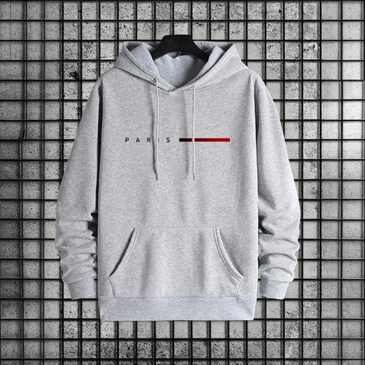 Men Paris Fashion Tracksuit Hoodie and Sweatpants Set with Soft Touch Fabric Autumn Winter Male Home Outdoor Comfort Warm Outfit Good Vibrations