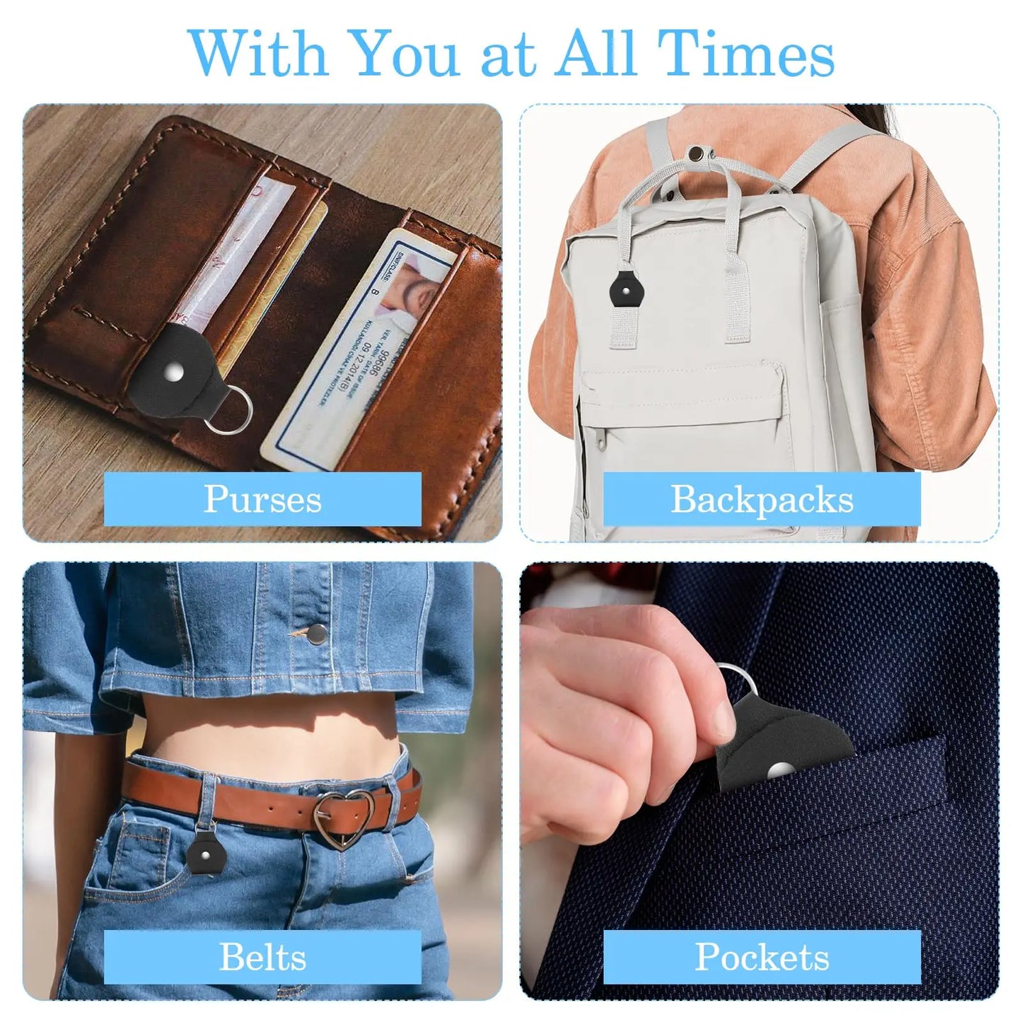 1pc Pocket Hug Keychain Pocket Hug Coin Holder Keychain Double Sided Coin Thoughtful Gifts PU Keychains for Long Distance Good Vibrations