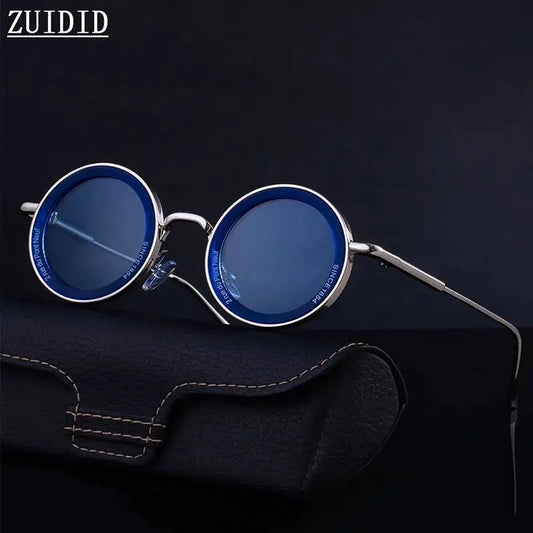 Round Steampunk Sunglass Men Vintage Punk Sunglasses Women Trendy Retro Fashion Glasses Gafas De Sol Hombre Lunette Soleil Femme Good Vibrations